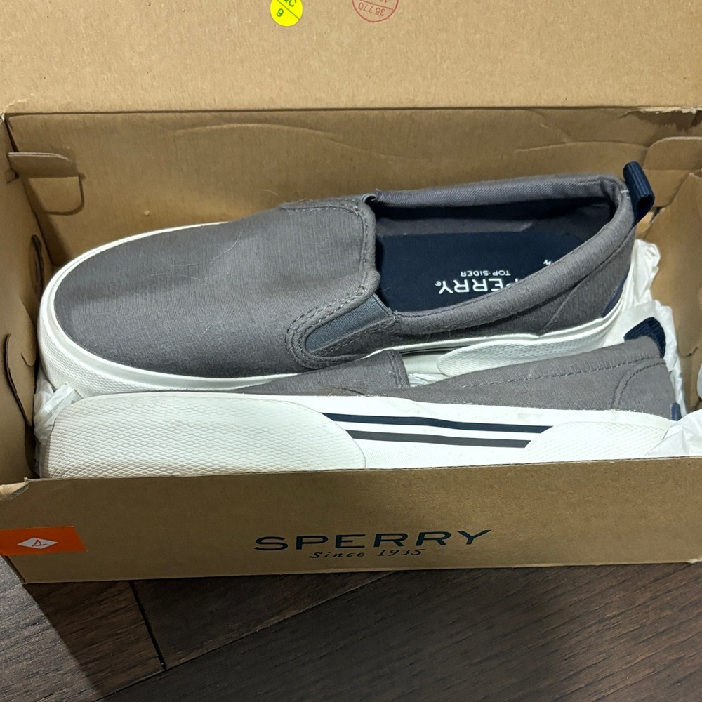 Sperry pier wave high so grey shoe